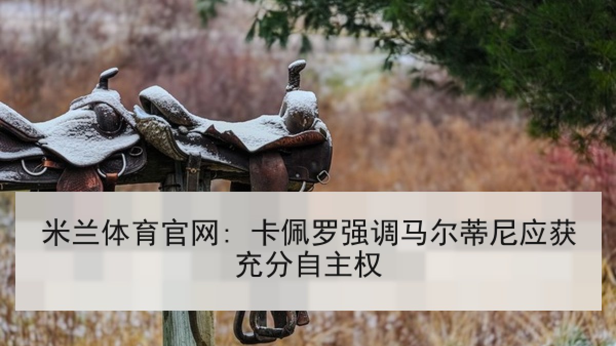米兰体育官网: 卡佩罗强调马尔蒂尼应获充分自主权 米兰体育官网: 卡佩罗强调马尔蒂尼应获充分自主权